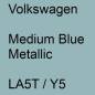 Preview: Volkswagen, Medium Blue Metallic, LA5T / Y5.